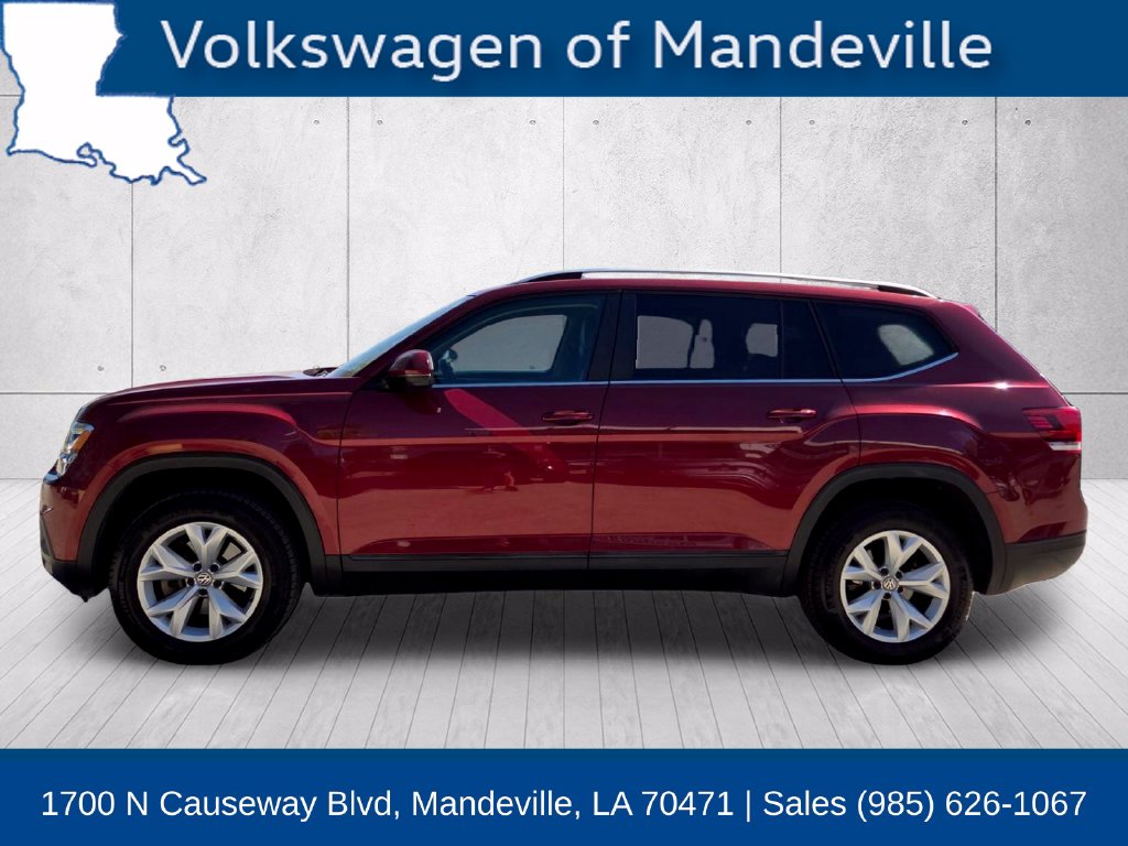 Used 2018 Volkswagen Atlas SE w/Tech with VIN 1V2LR2CA2JC583415 for sale in Mandeville, LA