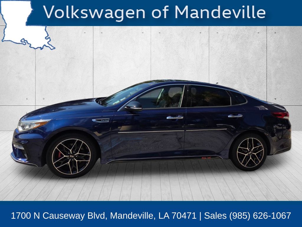 Used 2019 Kia Optima SX with VIN 5XXGW4L2XKG324091 for sale in Mandeville, LA