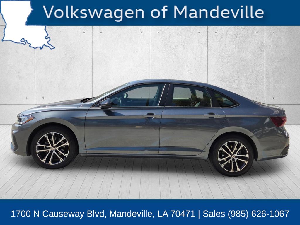 Used 2025 Volkswagen Jetta Sport with VIN 3VWBX7BU7SM005593 for sale in Mandeville, LA