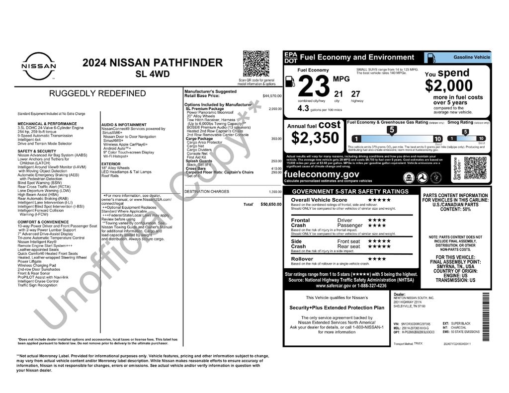 Used 2024 Nissan Pathfinder SL SUV