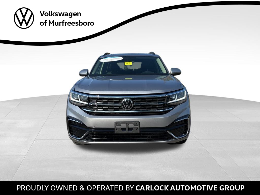 Used 2021 Volkswagen Atlas SE w/Tech R-Line with VIN 1V2RR2CA0MC540304 for sale in Murfreesboro, TN