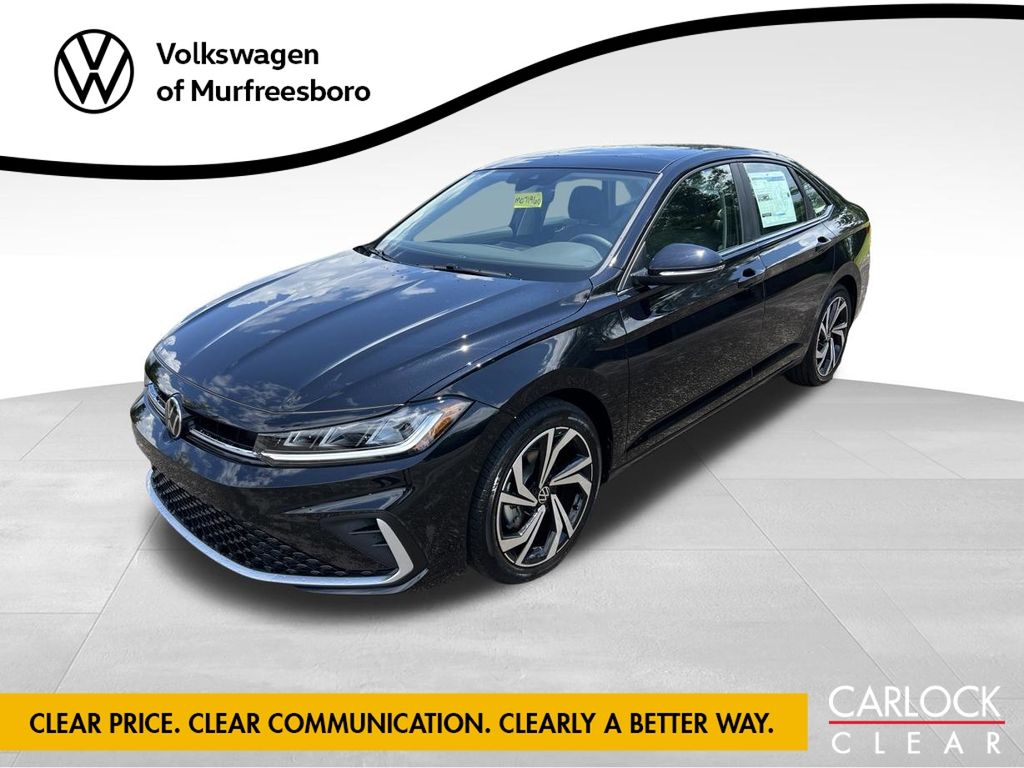 Deep Black Pearl 2026 Volkswagen Jetta Sedan Front-Wheel Drive 8-Speed Automatic