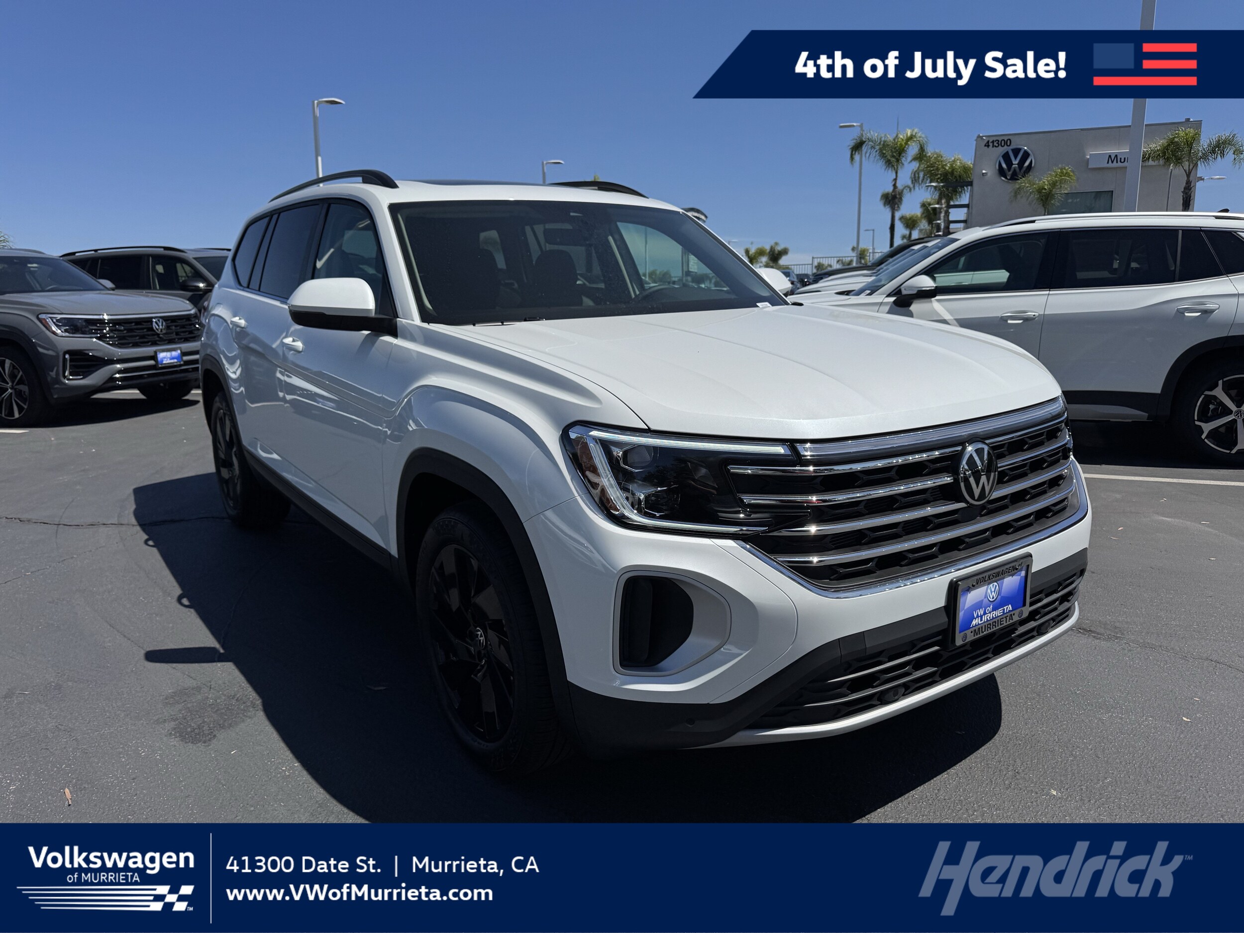 New 2026 Volkswagen Atlas For Sale in Murrieta - VIN