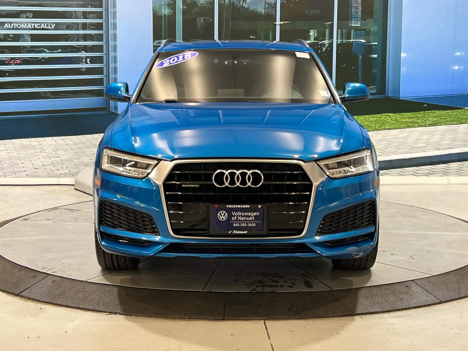 Used 2018 Audi Q3 Premium Plus with VIN WA1JCCFS5JR028843 for sale in Nanuet, NY