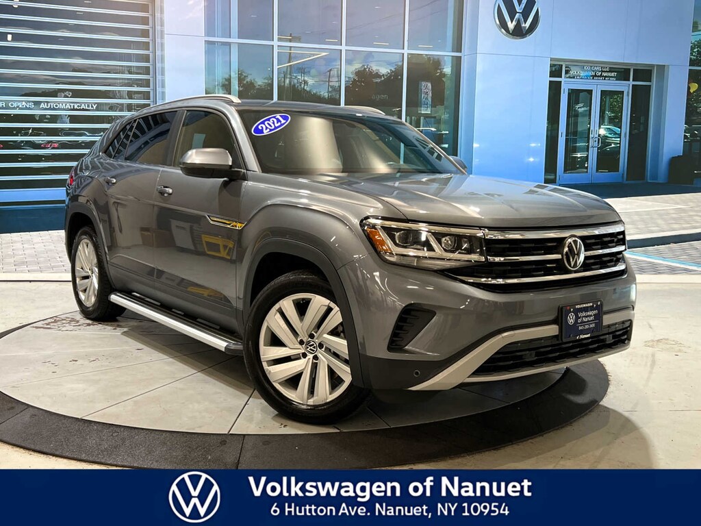 Used 2021 Volkswagen Atlas Cross Sport 3.6L V6 SE w/Technology 4MOTION SUV