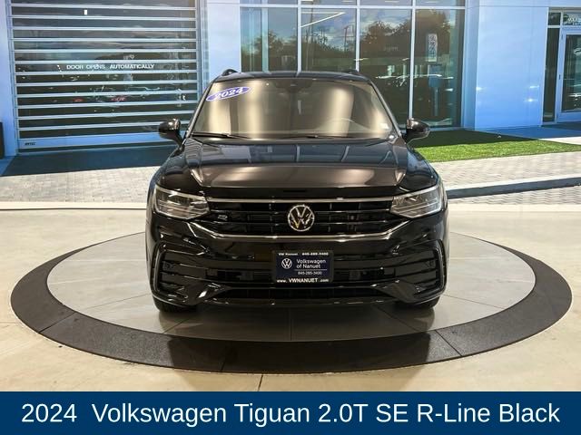 Used 2024 Volkswagen Tiguan SE R-LINE BLACK with VIN 3VV8B7AX0RM038700 for sale in Nanuet, NY