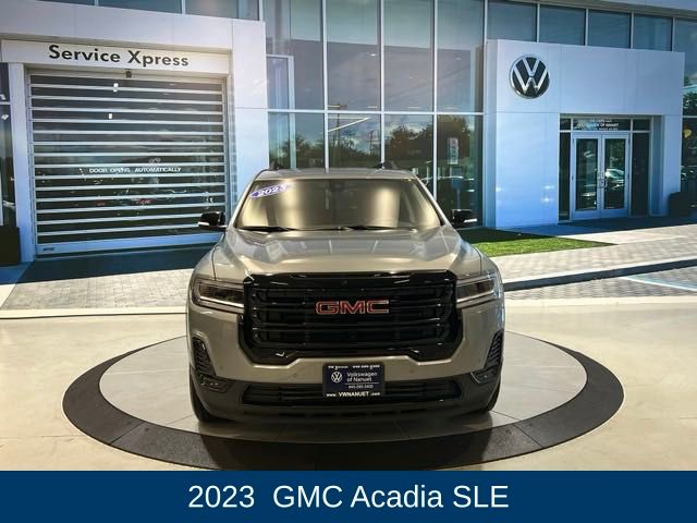 Used 2023 GMC Acadia SLE with VIN 1GKKNRL47PZ197255 for sale in Nanuet, NY