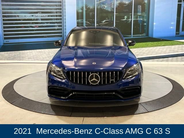 Used 2021 Mercedes-Benz C-Class Sedan AMG C63 S with VIN W1KWF8HB7MR647578 for sale in Nanuet, NY