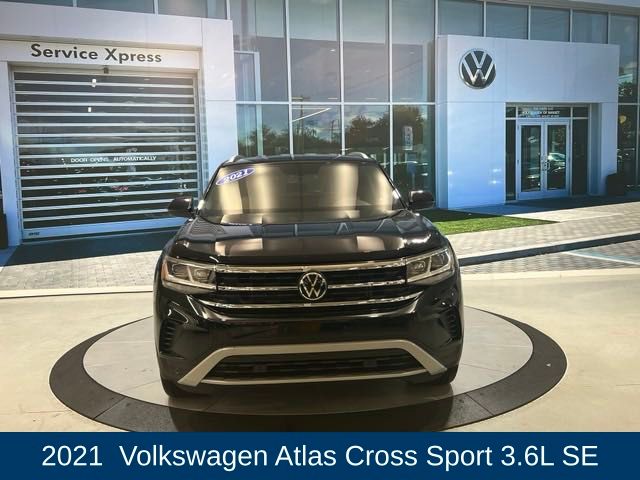 Used 2021 Volkswagen Atlas Cross Sport SE w/Tech with VIN 1V2HE2CA4MC234259 for sale in Nanuet, NY