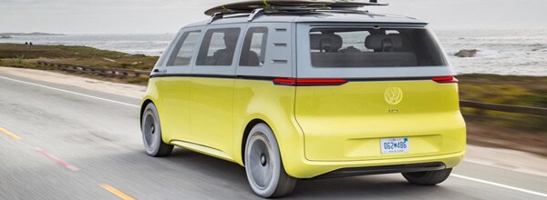 This isn't the 1970 Volkswagen Bus; the new Volkswagen bus is electric! Powered by Volkswagen's EV platform, this bus is anything but slow. The new VW electric bus can pump out up 200 horsepower with a range of 300 miles.