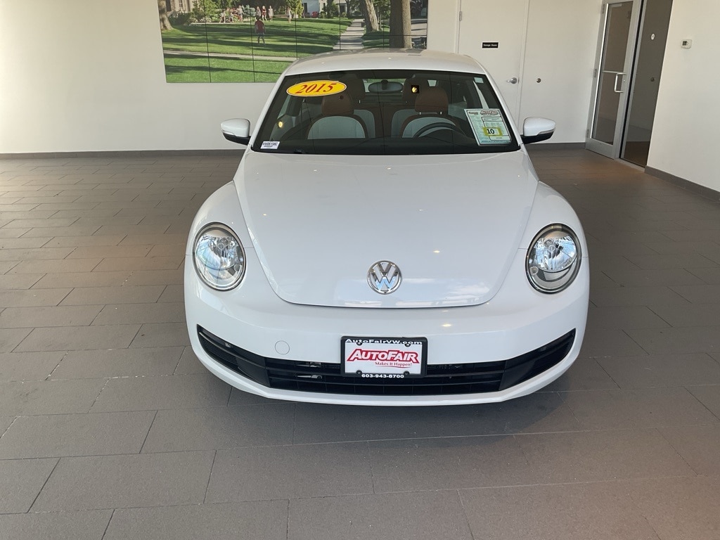 Used 2015 Volkswagen Beetle 1.8 with VIN 3VWF17AT7FM604723 for sale in Merrimack, NH