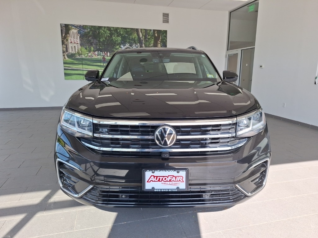 Used 2022 Volkswagen Atlas SEL Premium R-Line with VIN 1V2FR2CA4NC506046 for sale in Merrimack, NH