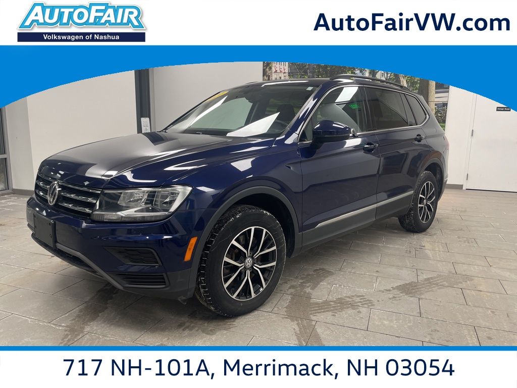 Used 2021 Volkswagen Tiguan SE with VIN 3VV2B7AX8MM130636 for sale in Merrimack, NH
