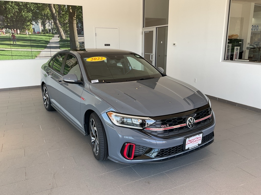 Used 2022 Volkswagen Jetta GLI Autobahn with VIN 3VW2T7BUXNM029435 for sale in Merrimack, NH