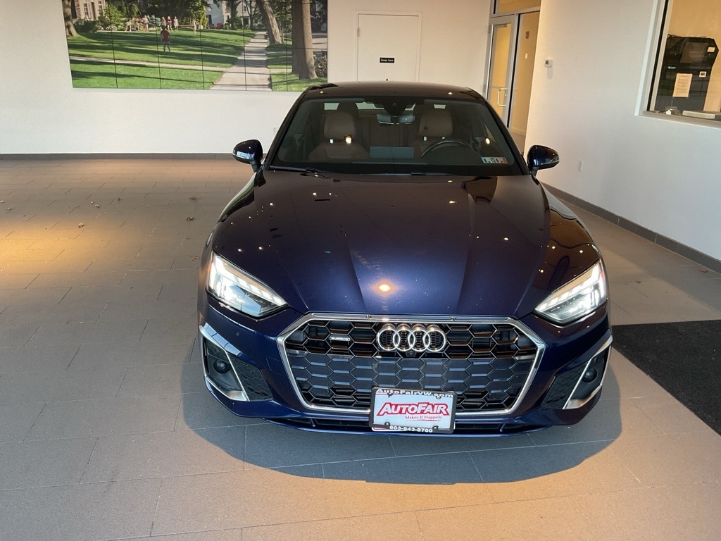 Used 2021 Audi A5 Coupe Premium Plus with VIN WAUTAAF53MA057325 for sale in Merrimack, NH