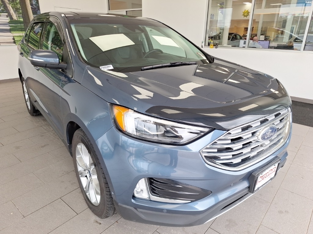 Used 2019 Ford Edge Titanium with VIN 2FMPK4K98KBB88839 for sale in Merrimack, NH