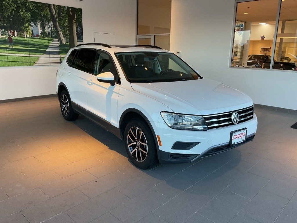 Used 2021 Volkswagen Tiguan SE with VIN 3VV2B7AX9MM085125 for sale in Merrimack, NH