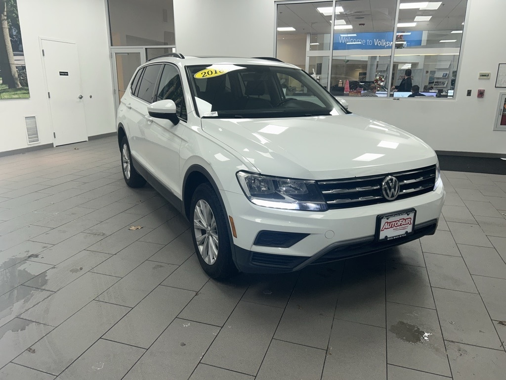 Used 2018 Volkswagen Tiguan SE with VIN 3VV2B7AX4JM186018 for sale in Merrimack, NH