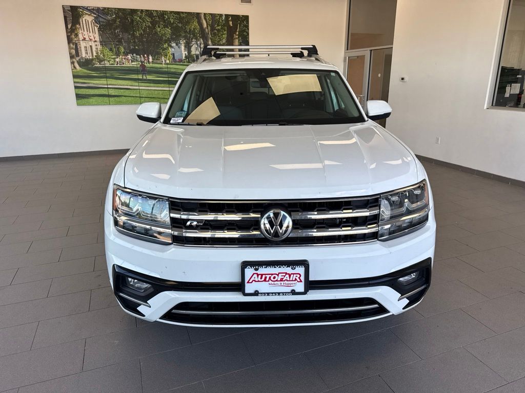 Used 2019 Volkswagen Atlas SE R-Line w/Tech with VIN 1V2XR2CA6KC576342 for sale in Merrimack, NH