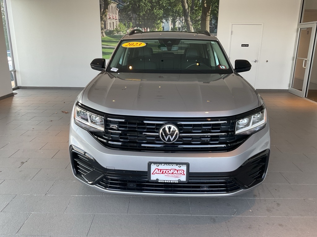 Used 2023 Volkswagen Atlas SEL R-Line Black with VIN 1V2SR2CA6PC539731 for sale in Merrimack, NH