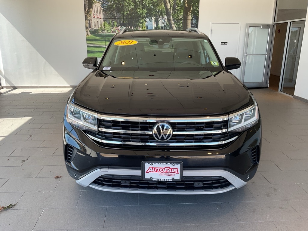 Used 2021 Volkswagen Atlas SEL with VIN 1V2BR2CAXMC555667 for sale in Merrimack, NH