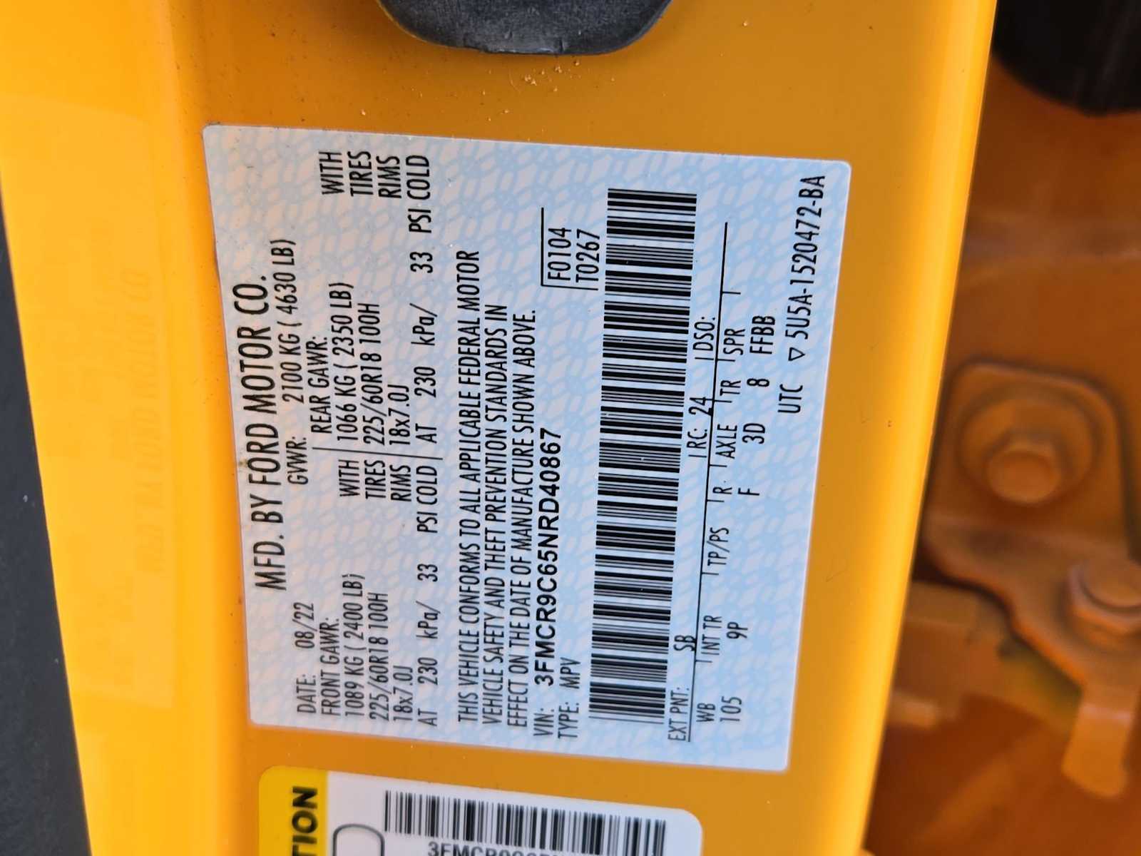 Thumbnail: 2022 Ford Bronco Sport - 34