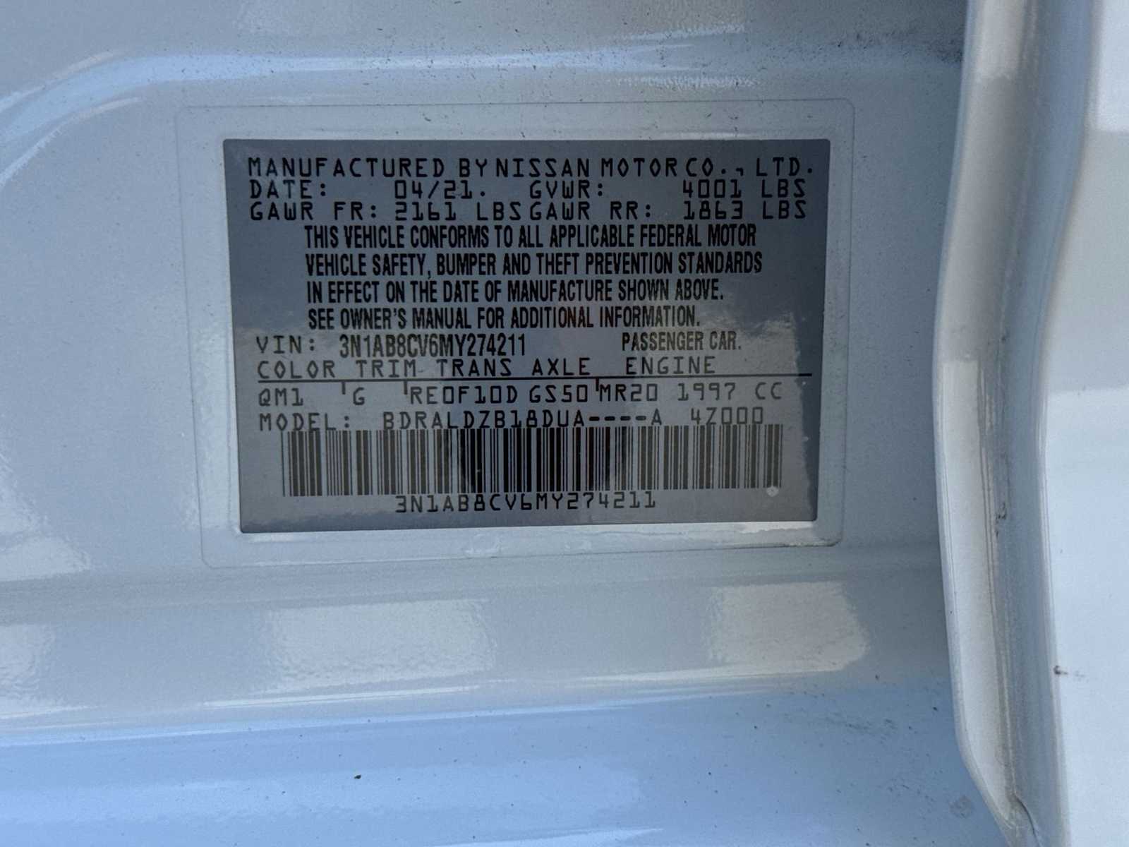 Thumbnail: 2021 Nissan Sentra - 34