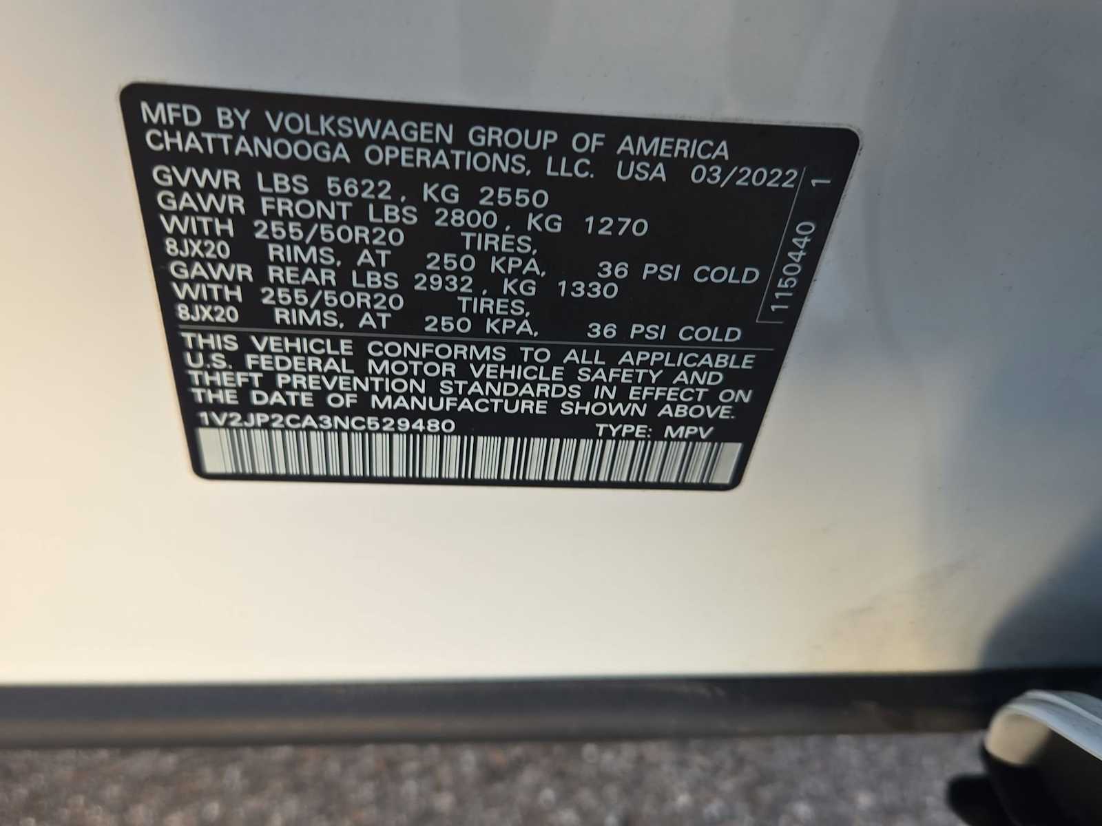 Thumbnail: 2022 Volkswagen Atlas - 34