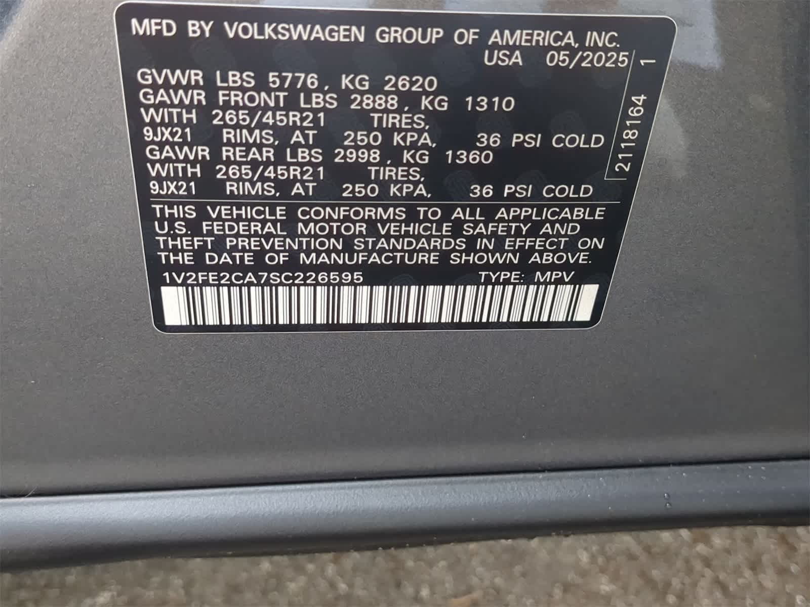 Thumbnail: 2025 Volkswagen Atlas - 37