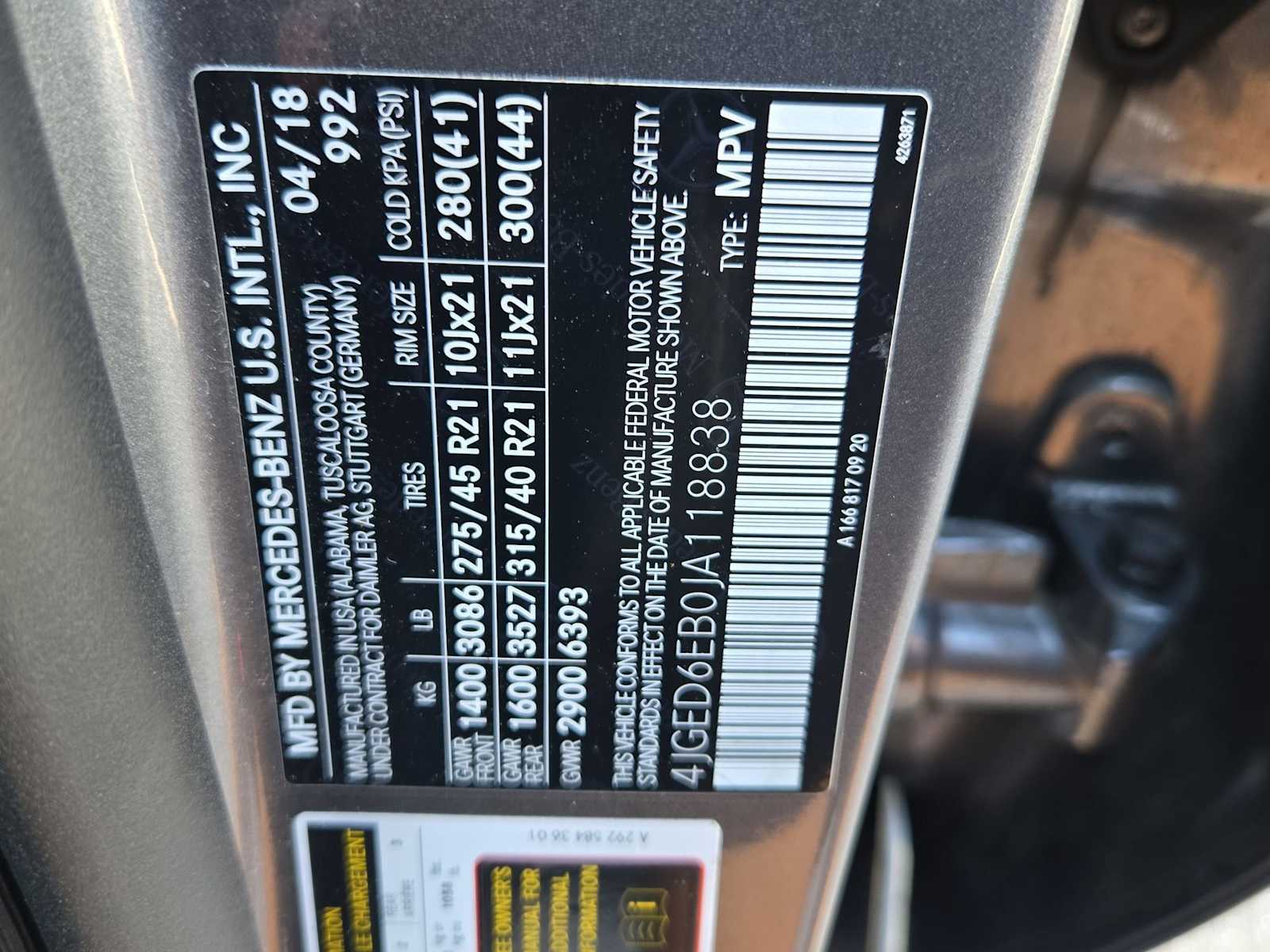 Thumbnail: 2018 Mercedes-Benz GLE - 36