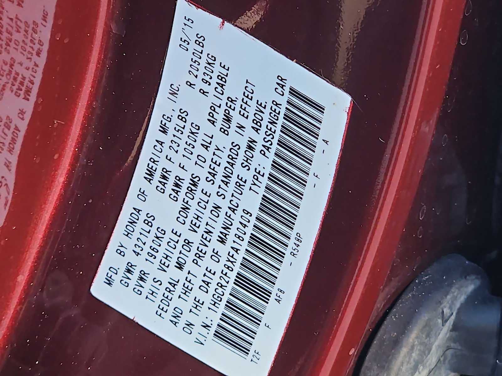 Thumbnail: 2015 Honda Accord - 37