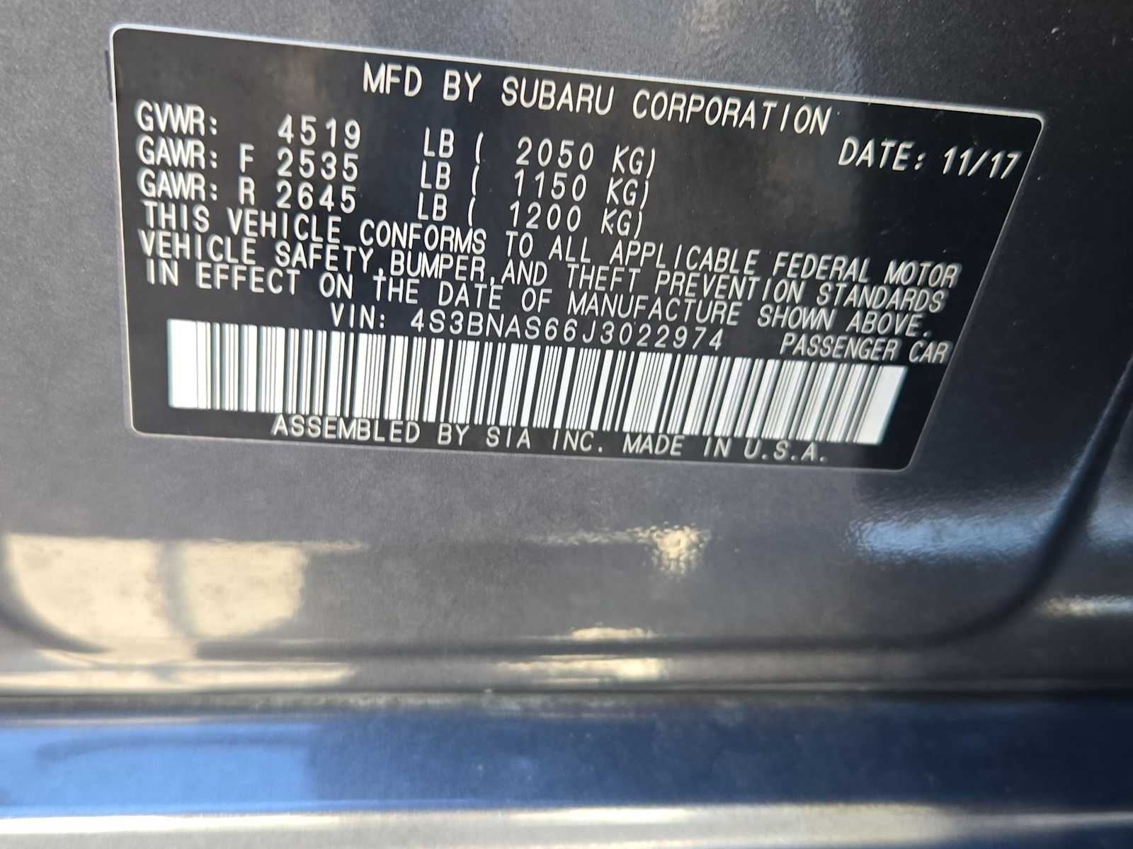 Thumbnail: 2018 Subaru Legacy - 42