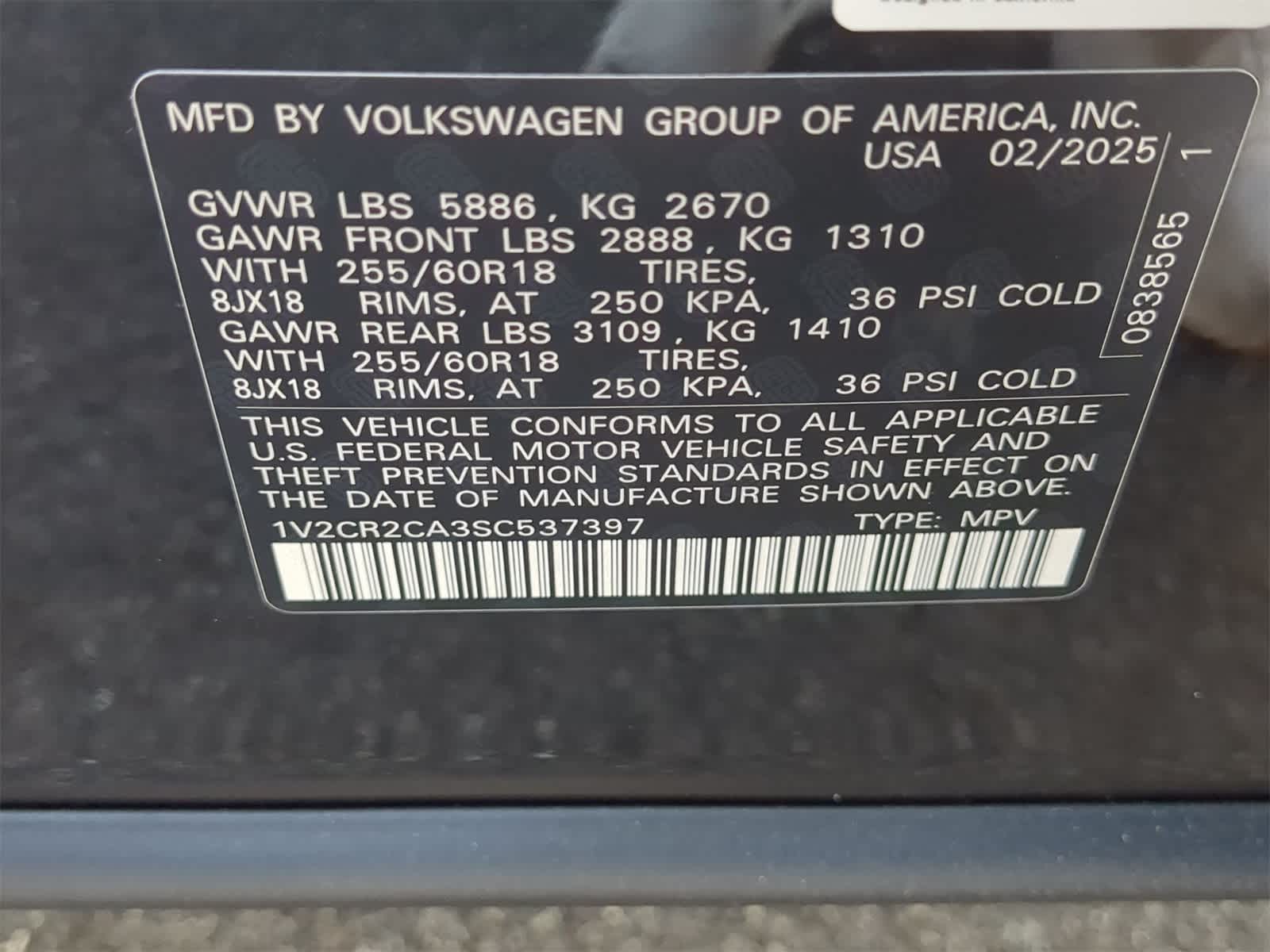 Thumbnail: 2025 Volkswagen Atlas - 34