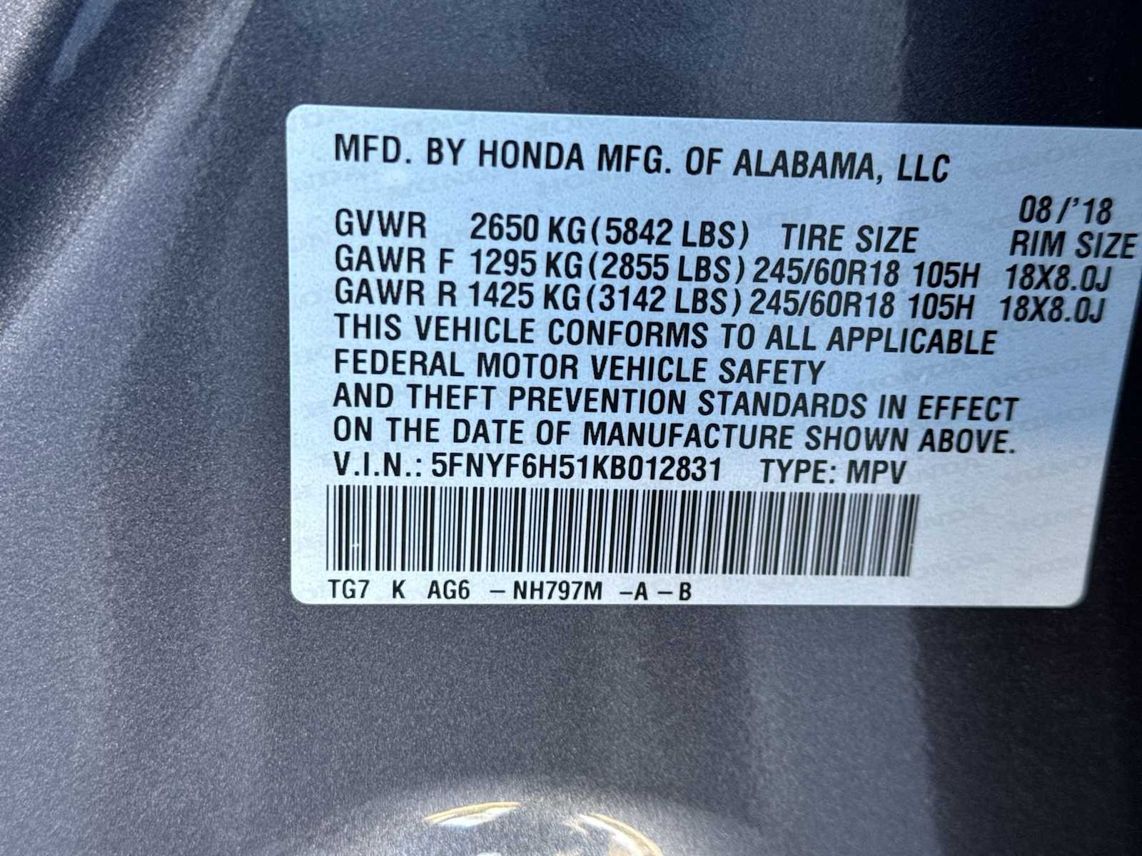 Thumbnail: 2019 Honda Pilot - 36