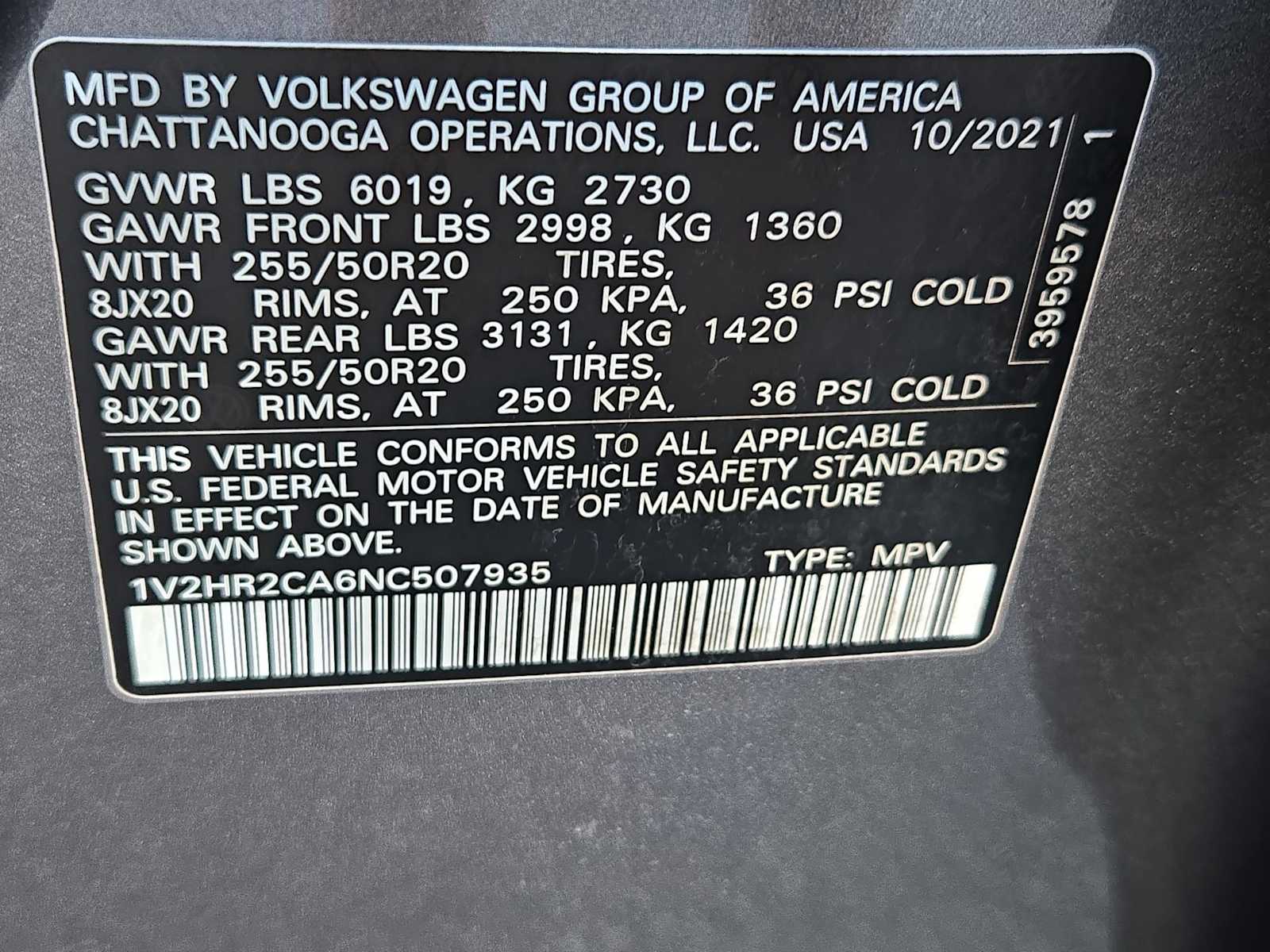 Thumbnail: 2022 Volkswagen Atlas - 36