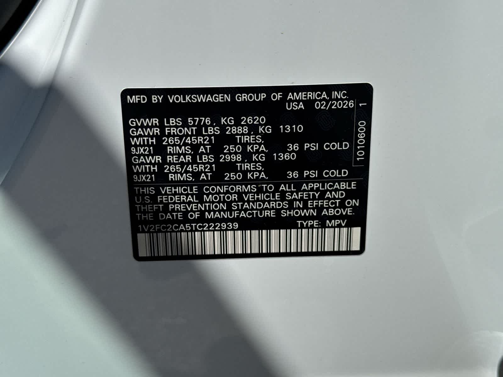 Thumbnail: 2026 Volkswagen Atlas - 35