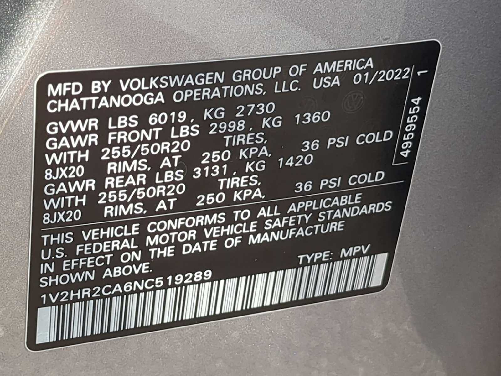 Thumbnail: 2022 Volkswagen Atlas - 37