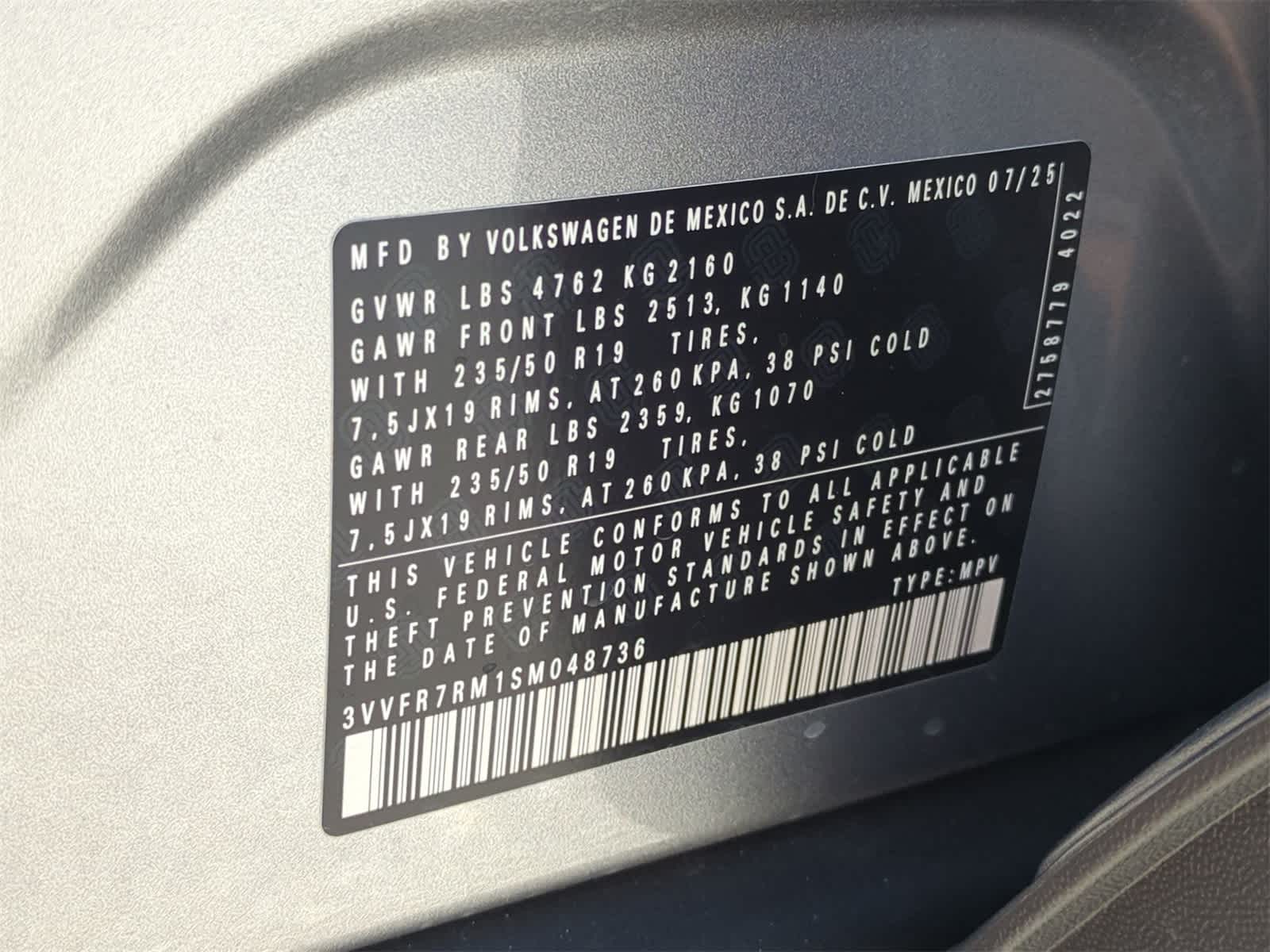 Thumbnail: 2025 Volkswagen Tiguan - 34