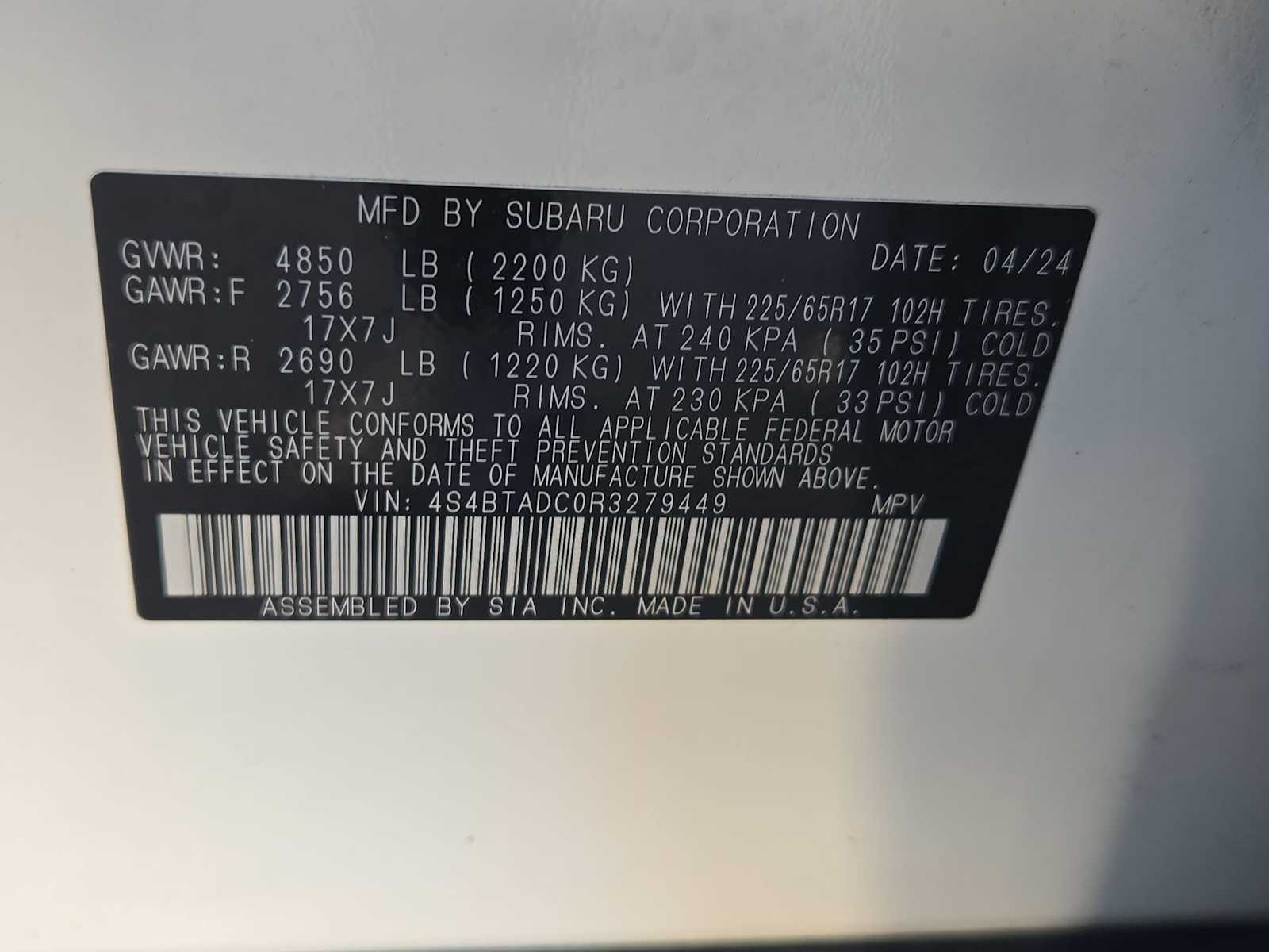 Thumbnail: 2024 Subaru Outback - 34