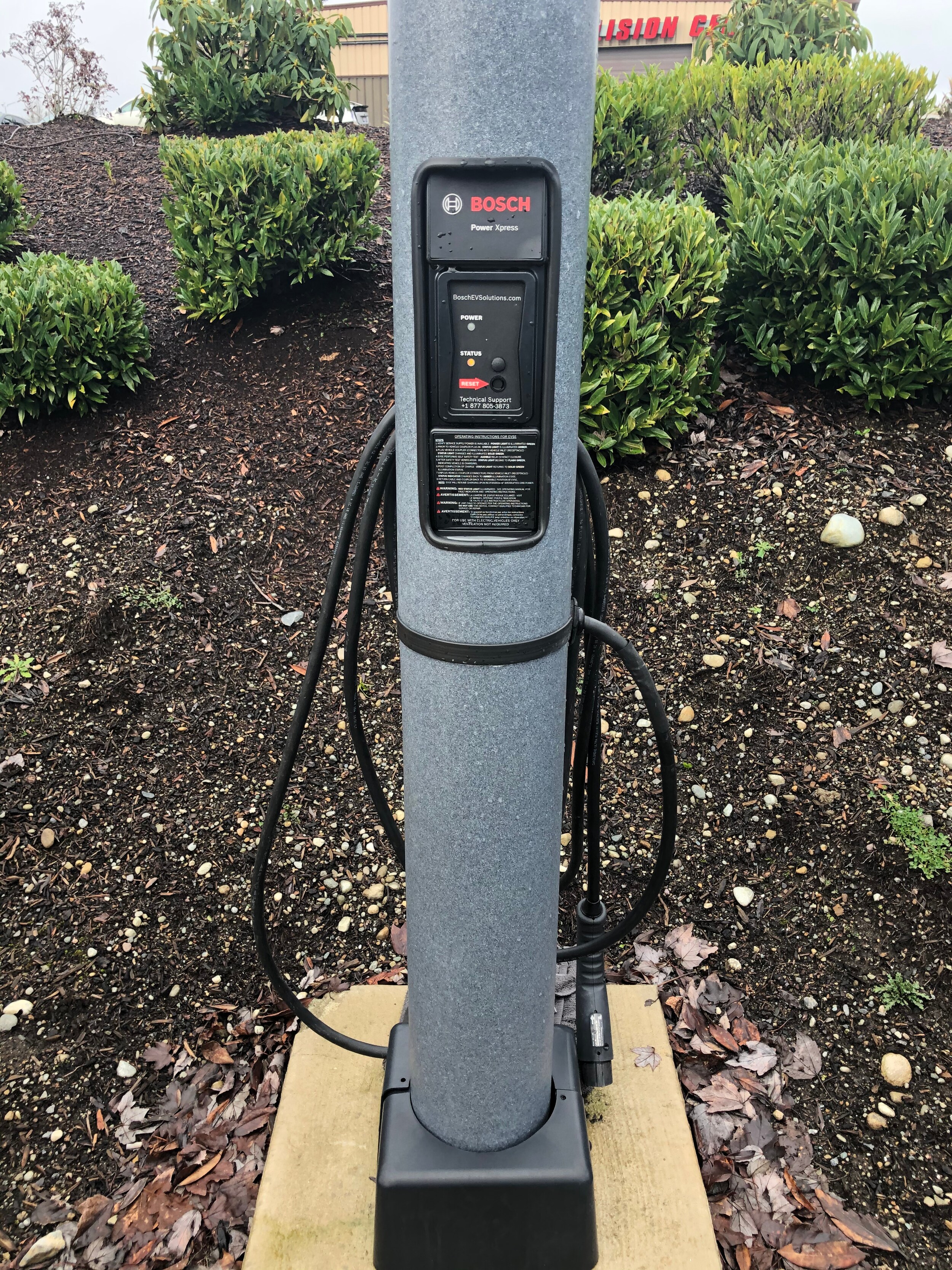 Vehicle Charging Station in Olympia Auto Mall