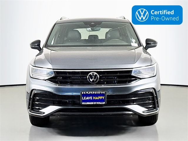 Certified 2022 Volkswagen Tiguan SE R-LINE BLACK with VIN 3VV8B7AXXNM142069 for sale in Puyallup, WA
