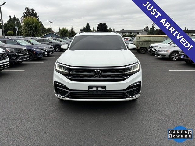 Used 2021 Volkswagen Atlas SE w/Tech R-Line with VIN 1V2RR2CA7MC557987 for sale in Puyallup, WA