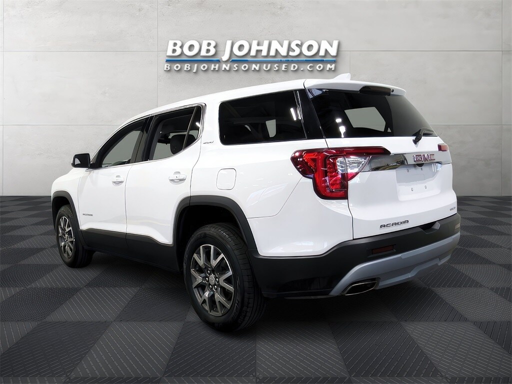 Used 2023 GMC Acadia SLE with VIN 1GKKNRL47PZ138285 for sale in Rochester, NY