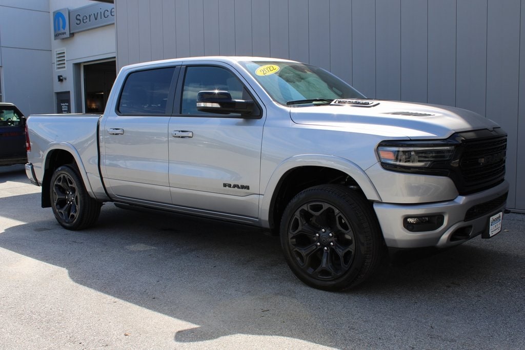 Used 2022 RAM Ram 1500 Pickup Limited with VIN 1C6SRFHTXNN439370 for sale in Rutland, VT