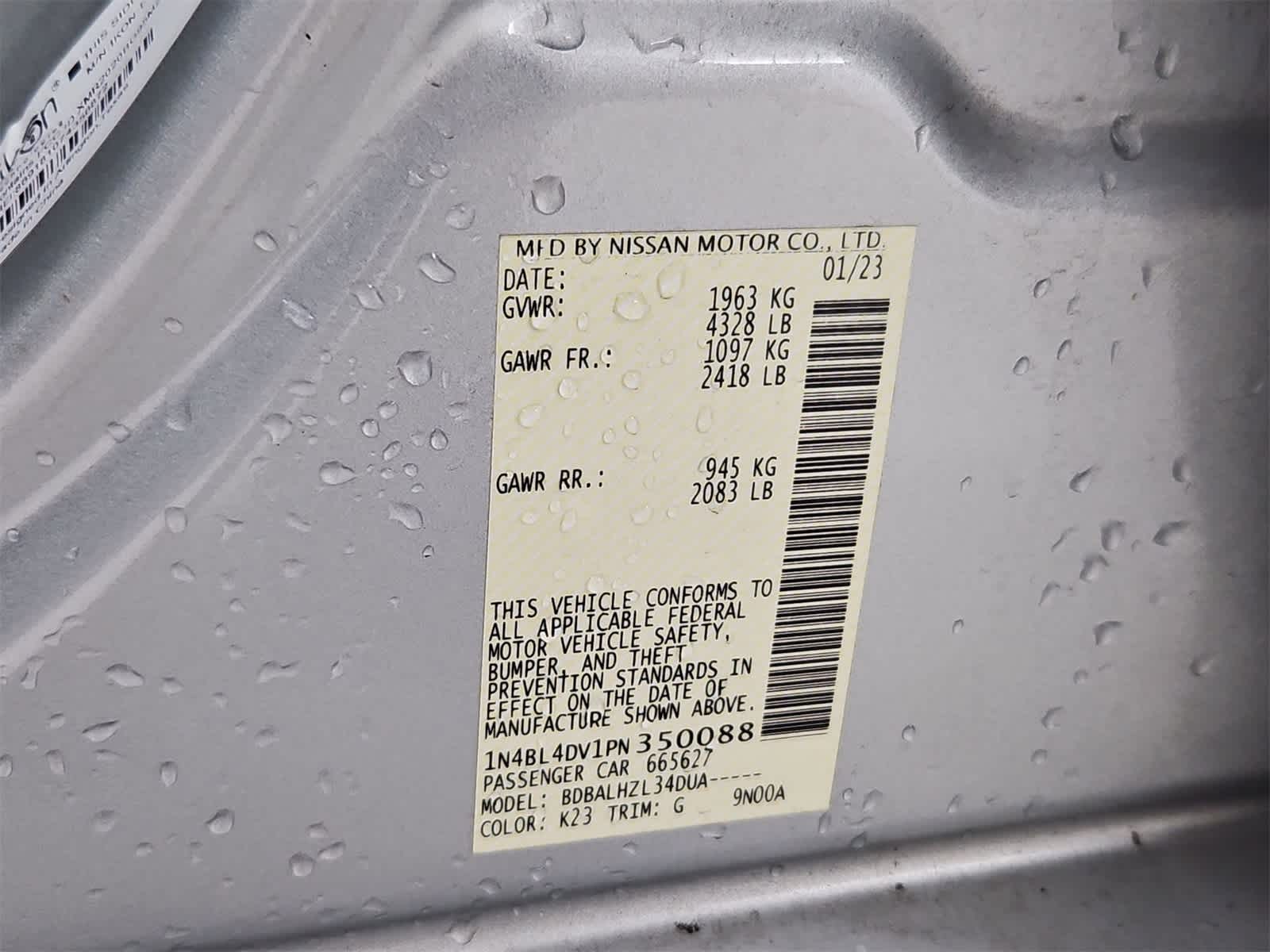 Thumbnail: 2023 Nissan Altima - 36