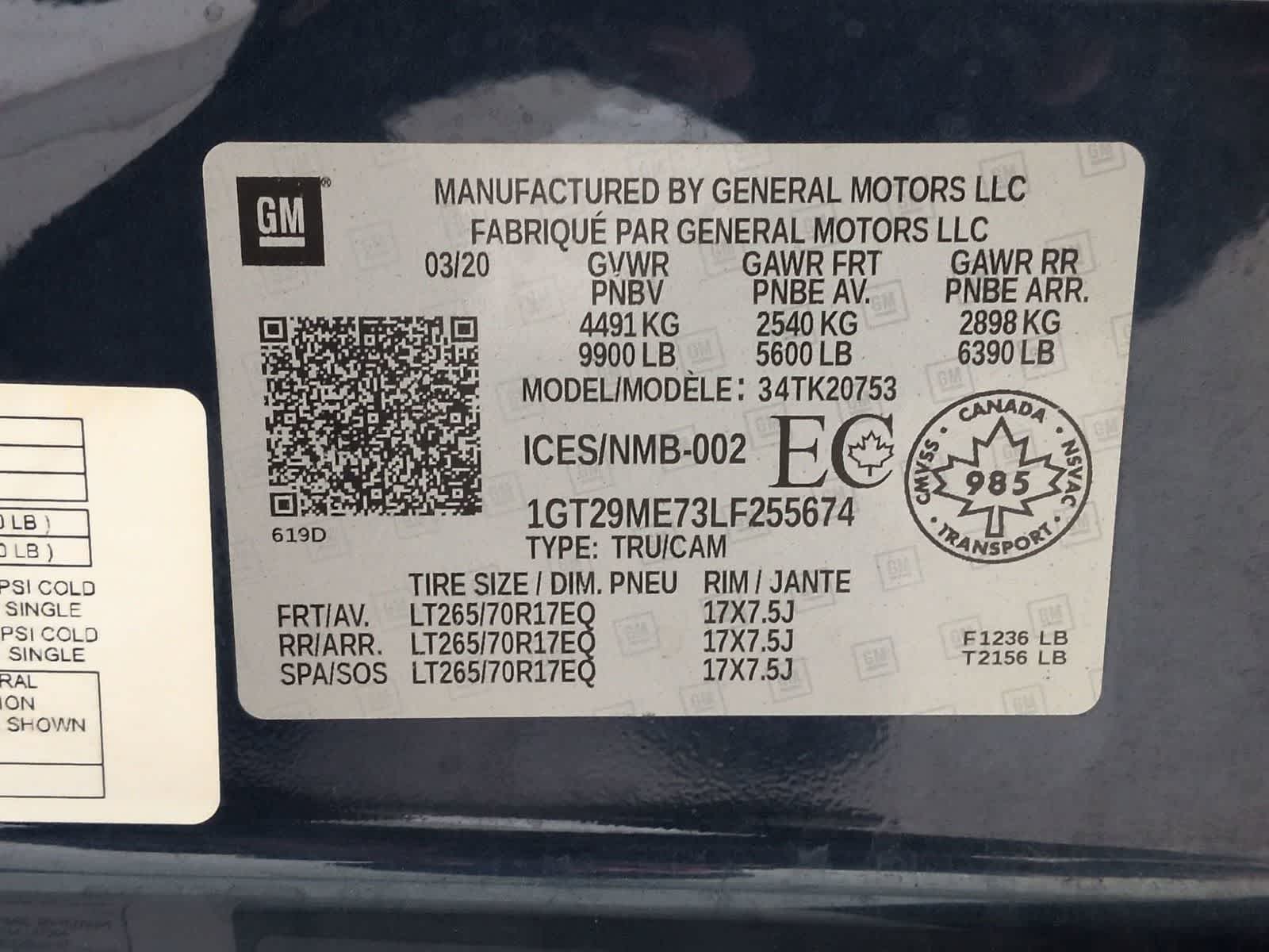 Thumbnail: 2020 GMC Sierra 2500 - 34