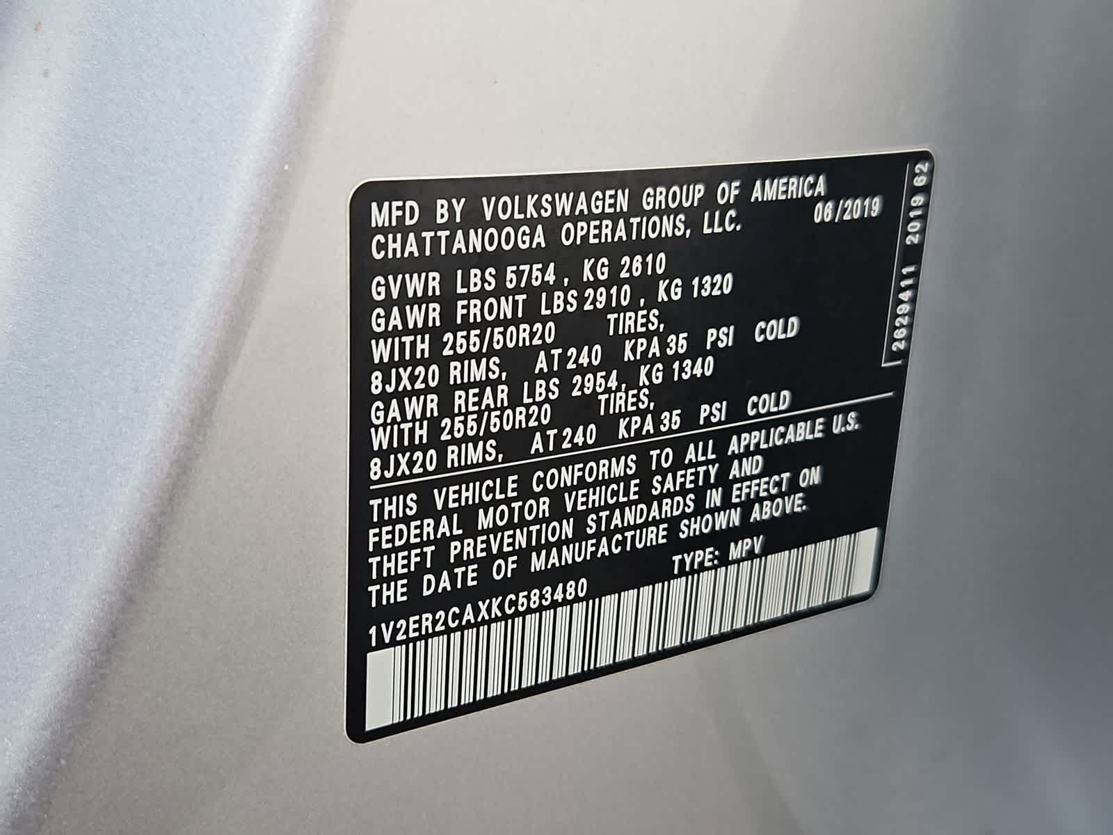 Thumbnail: 2019 Volkswagen Atlas - 38