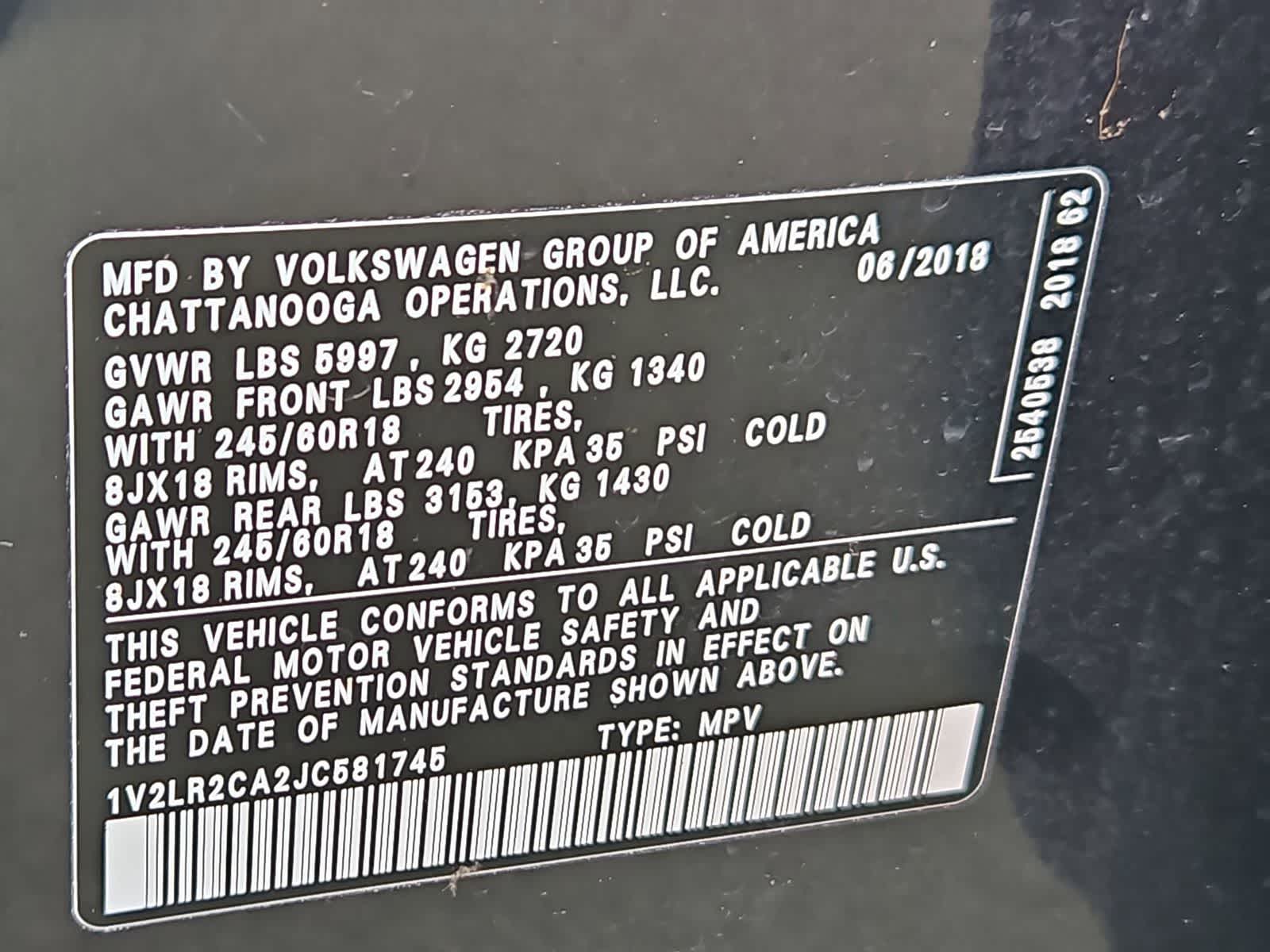 Thumbnail: 2018 Volkswagen Atlas - 35