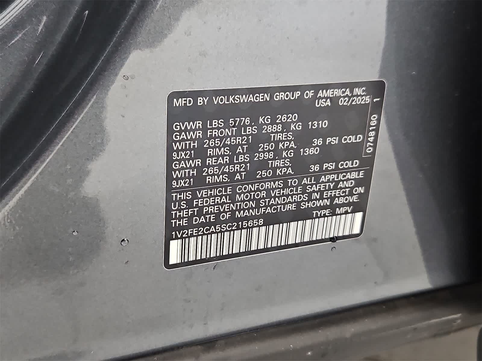 Thumbnail: 2025 Volkswagen Atlas - 39