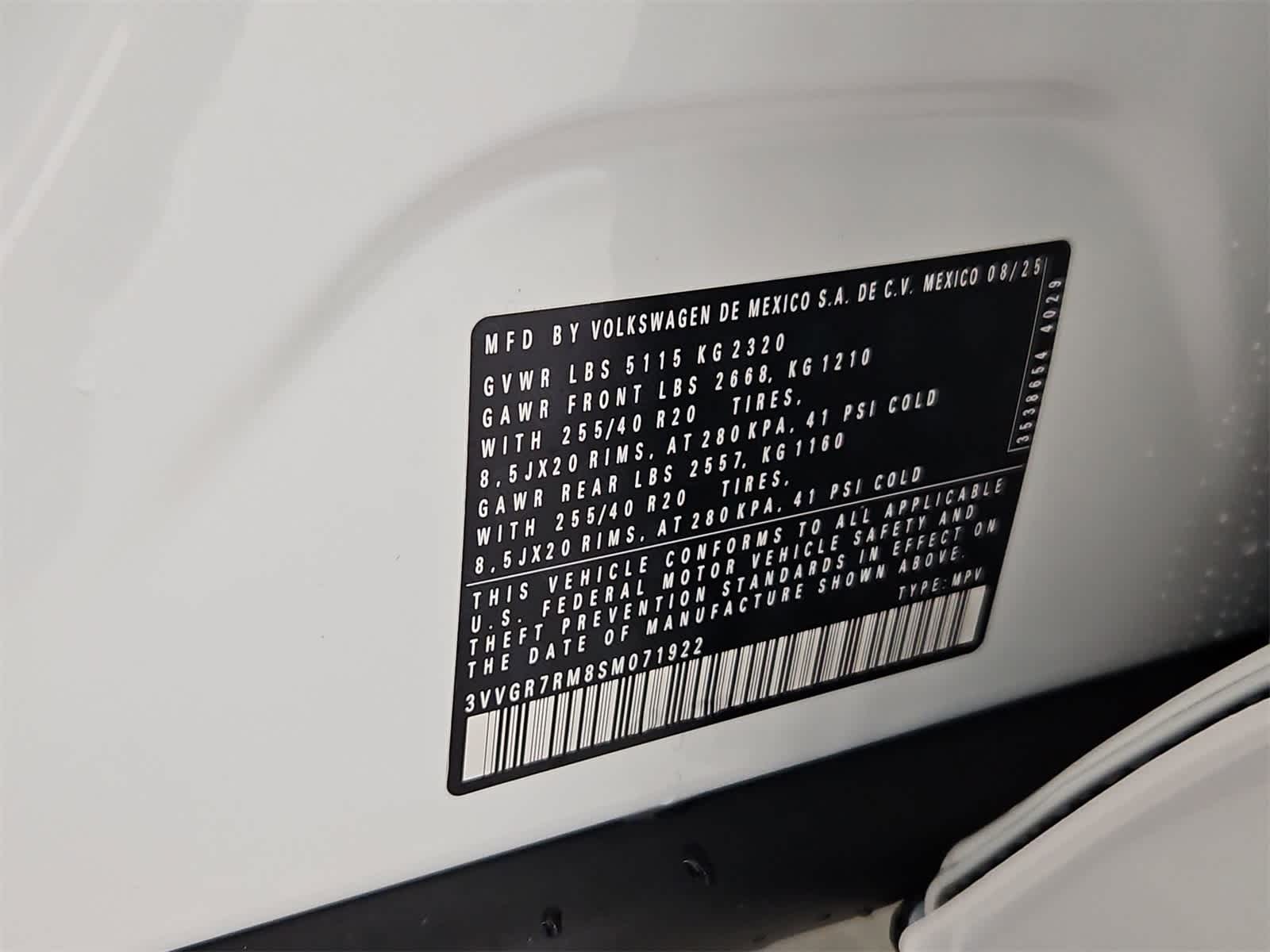 Thumbnail: 2025 Volkswagen Tiguan - 38